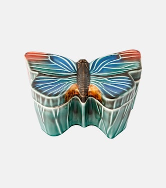 Boîte Cloudy Butterflies Large par Claudia Schiffer | Bordallo Pinheiro