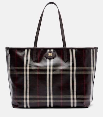 Highlands Medium jacquard tote bag | Burberry