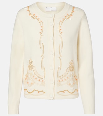 Embellished wool cardigan | Xu Zhi