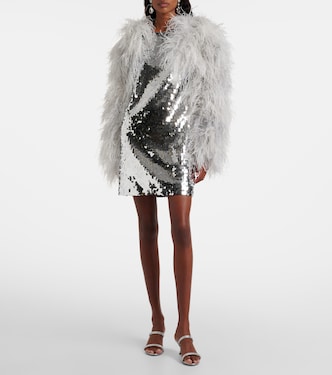 Sequined open-back minidress | Dolce&Gabbana