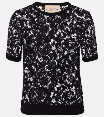 Floral lace top | Valentino