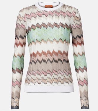 Zigzag lamé top | Missoni