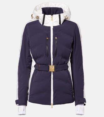 Kira belted hooded down ski jacket | Bogner