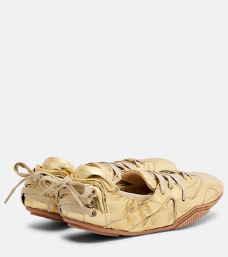 Bilaria metallic leather sneakers | Acne Studios