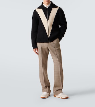 Sparry suede and leather sneakers | Valentino Garavani