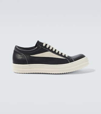 Vintage leather low-top sneakers | Rick Owens