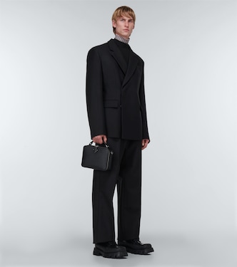 Double-breasted wool blazer | Prada