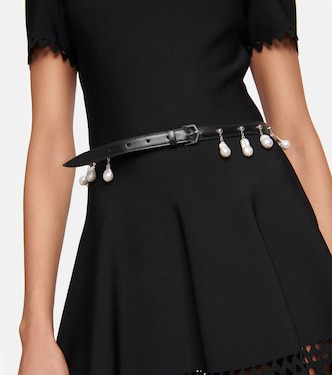 Verzierter Gürtel aus Leder  | Alaïa