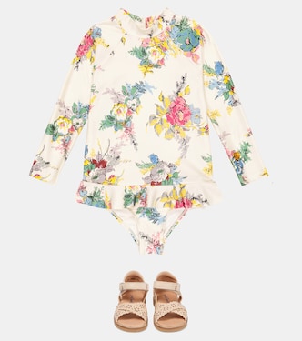 Bedruckter Rashguard Clover | Zimmermann Kids
