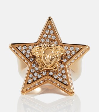 Anello La Medusa con cristalli | Versace