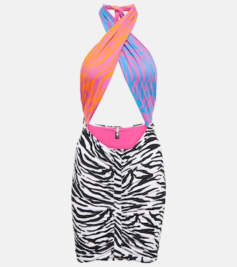 Vestido corto Stallion estampado | Reina Olga