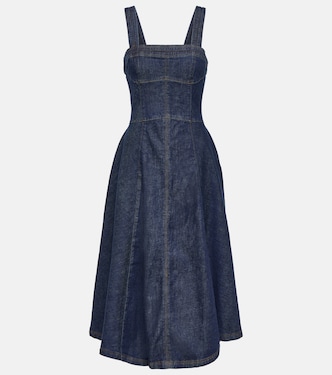 Robe midi Cici en jean | Simkhai