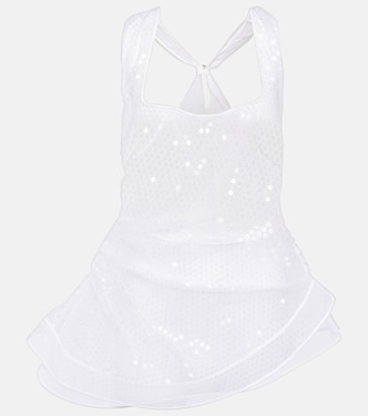 Top Le Débardeur Perle mit Pailletten | Jacquemus