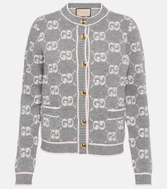 Cardigan GG aus Woll-Jacquard | Gucci