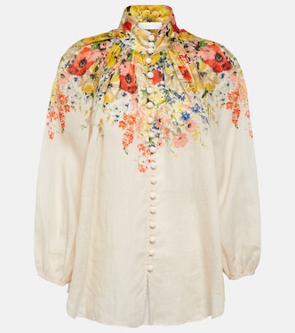 Alight Billow ramie blouse | Zimmermann