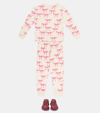 Llama printed cotton jersey pajamas | The Animals Observatory