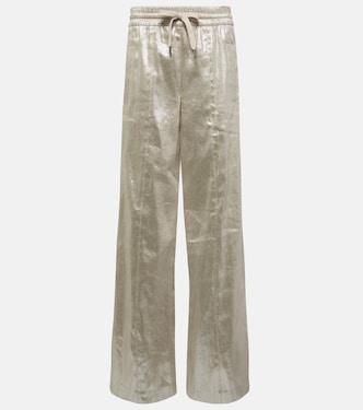 Weite Hose aus einem Leinengemisch | Brunello Cucinelli