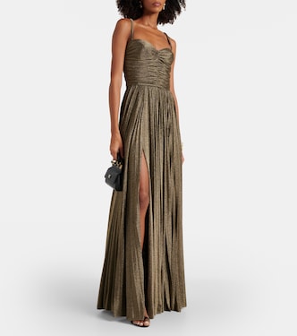Ruched metallic gown | Dolce&Gabbana