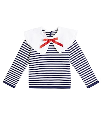 Pull Morissa rayé en coton | La Coqueta