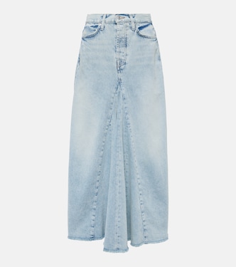 Gonna lunga di jeans a vita alta | 7 For All Mankind