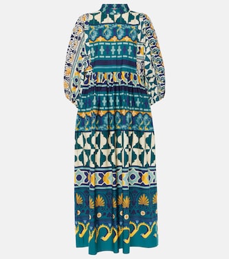 Portofino printed cotton maxi dress | La DoubleJ