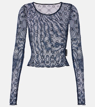 Moon mesh crop top | Marine Serre