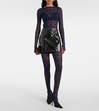 Moon mesh crop top | Marine Serre