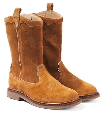Stiefel Sister West aus Veloursleder | Pom d'Api