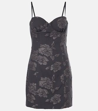 Abito corto in jacquard | Rotate