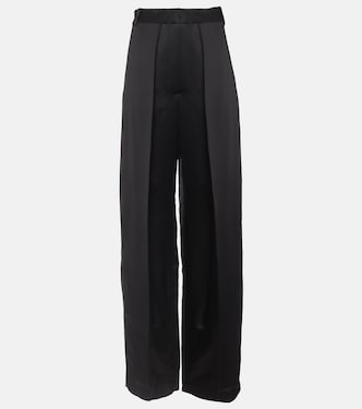 Marinta high-rise satin wide-leg pants | Khaite