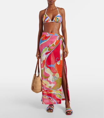 Paréo Orchidee en coton | Pucci