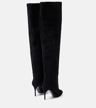 Bottes Decollete Cuissardes en daim | Alaïa