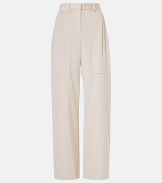 Monili cotton corduroy straight pants | Brunello Cucinelli