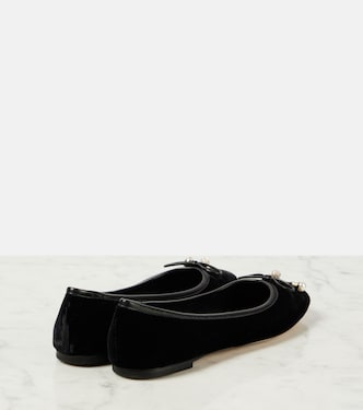 Ballerine Elme in velluto | Jimmy Choo