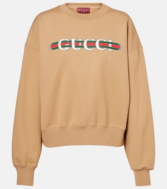 Sudadera en jersey de algodón con logo | Gucci