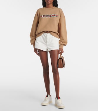 Sudadera en jersey de algodón con logo | Gucci