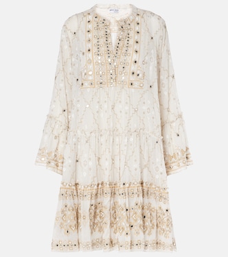 Mosaic printed cotton midi dress | Juliet Dunn