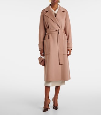 Arline wool and cashmere wrap coat | Joseph