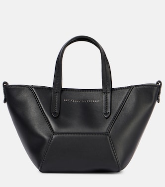 Borsa BC Duo Mini in pelle | Brunello Cucinelli