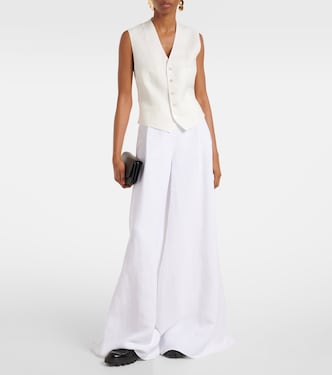 Weite Hose Greeley aus einem Leinengemisch | Ralph Lauren Collection