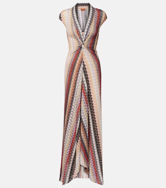 Lamé maxi dress | Missoni
