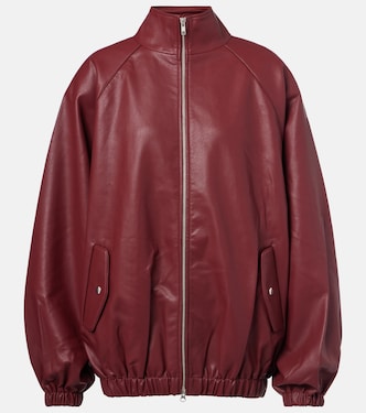 Senta oversized faux leather bomber jacket | The Frankie Shop