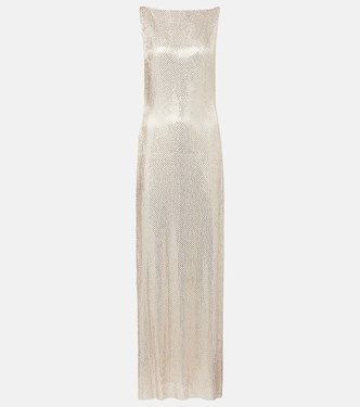 Robe aus Mesh mit Kristallen | Roland Mouret
