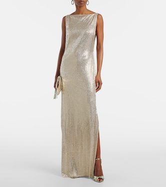 Robe aus Mesh mit Kristallen | Roland Mouret