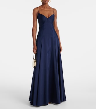 Abito lungo in taffetà  | Roland Mouret