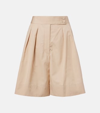 Dorin cotton satin Bermuda shorts | Loro Piana