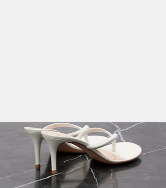 Calypso 70 leather thong sandals | Gianvito Rossi