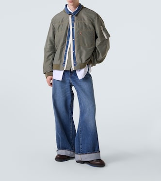 X Levi's® Wide-Leg Jeans | Sacai