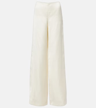 بنطلون واسع من الساتان | Ralph Lauren Collection