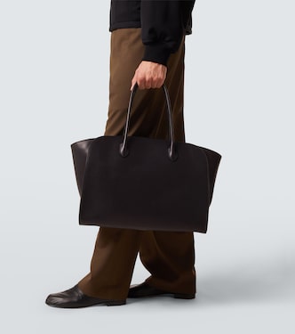 Marlo 17 leather tote bag | The Row